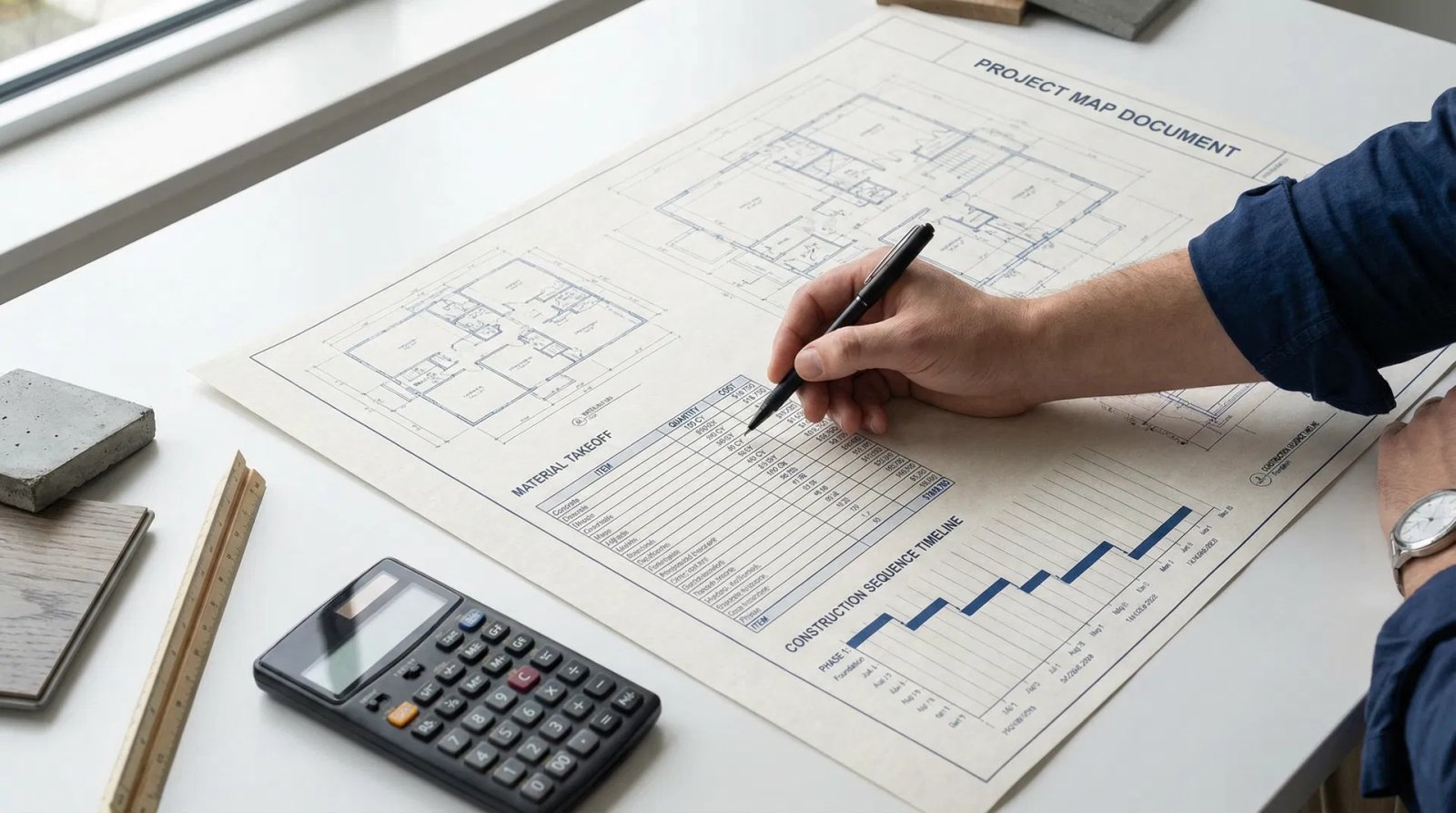 Example of detailed project map document